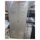 Metal Lockers (2) Attached (30 in. X 15 in. X 66