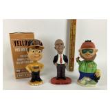 Bobblehead Figures Including Yellow Transport