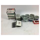Music Cassettes, Ceramic Cups, Playing Cards