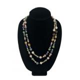 Mulit color Pearl like necklace