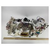 Costume Jewelry: Tacoa earrings, beaded necklaces