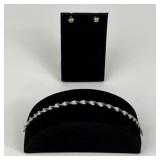 .925 Italy Sterling Silver bracelet 4.06g TW 7 in