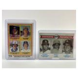 Pedro Guerrero & Jack Morris Baseball Rookie Cards