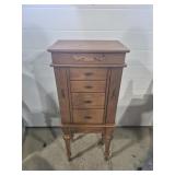 Wood Jewelry Armoir (15 in. X 10 in. X 37 in.)