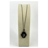EPG Silver marked Dancing Siam Niello Necklace