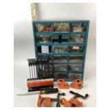 Vaco Hex Keys, Stanley Screwdriver, Pony Clamps