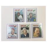 1977 Topps Baseball Card Lot: Hunter, Niekro,