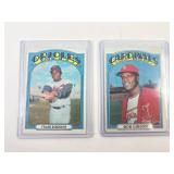 1972 Topps Bob Gibson & Frank Robinson Baseball