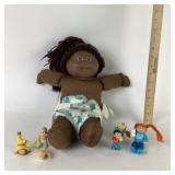 African American Cabbage Patch Doll, Mini Figures