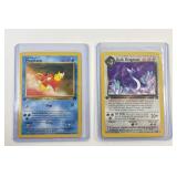 2 Pokemon 1st Edition Cards