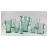 Coca-Cola Pitcher, 7 glasses