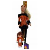 Barbie and Kelly with Halloween Theme Outfit