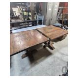 Wood Tables (2) 34 in. X 35 in. X 30 in. H