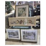 Framed Wall Art: Poppies By Henriexxa D LaPraik,