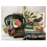 Pillows, Candles, Blanket, Hallmark Invitations, M