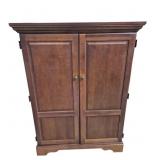Wood Entertainment Center With Doors (42 in. X 23