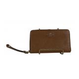 Coach Brown Leather Wristlet Wallet