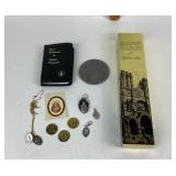Religious Medals, Bible, Bookmark