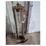 [3] Cattle Stanchions, pick axe head