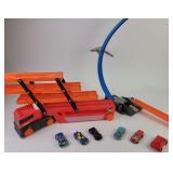 Hot Wheels Mega Big Hauler transport trailer, hot