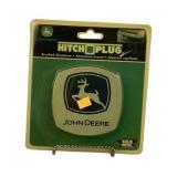John Deere Brushed Aluminum Hitch Plug