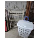 Wrought Iron Shelf (25 in. L x 14 in. W x 43 in.