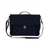 Vera Bradley Black Quilted Laptop or Messenger Bag