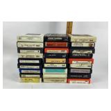 8-Track Tapes Including George Harrison, Johnny Ma