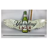 Yuengling Lager Metal Beer Sign With Wing Design