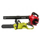 Craftsman gas blower, ryobi electric chainsaw