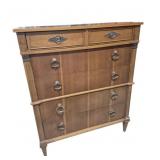 Wood Tallboy Chest Of Drawers 5 (39 in. X 19 in.