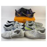 4 Pais of Shoes:  Nike LeBron Witness VII Mens 13,
