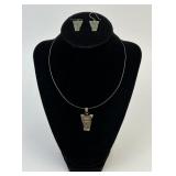 JN .925 Sterling Silver Necklace 10.48g TW and