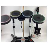 PlayStation Rockband 2 drum set with foot pedal
