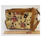 Etienne Aigner Natural Linen Floral Print with