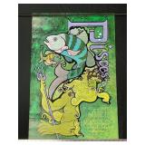 1969 Pisces Zodiac Calendar Poster 32"x21"