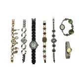 Ladies Watches: Anne Klein Diamond gold tone charm