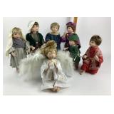 Ashton-Drake Porcelain Nativity Figurines