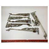 Ornamental Metal Curtain Rod Brackets