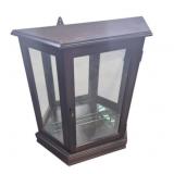 Lighted Curio Cabinet Table Top With One Glass