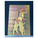 1969 Gemini Zodiac Calendar Poster 32"x21"
