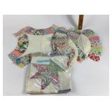 Quilt Block Pieces for Double Wedding Ring and Mis