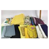 Quilting Fabric Cuts in Various Colors