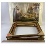 Dalhart Windberg Print With Ornate Gold Frames