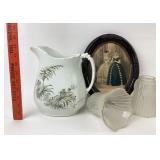 John Edwards Pitcher, Victorian Fashion Plate, Fro