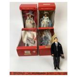 Peggy Nisbet Dolls; Lady Hamilton, Ronald Reagan,