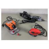 MLCS circular saw, cutoff saw, black decker sander