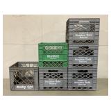 6 milk crates