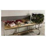 Artificial Plants, Floral Decor, Wicker Storage Bi