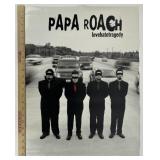 2002 Papa Roach DBL Sided Band Approx. 24"x18"